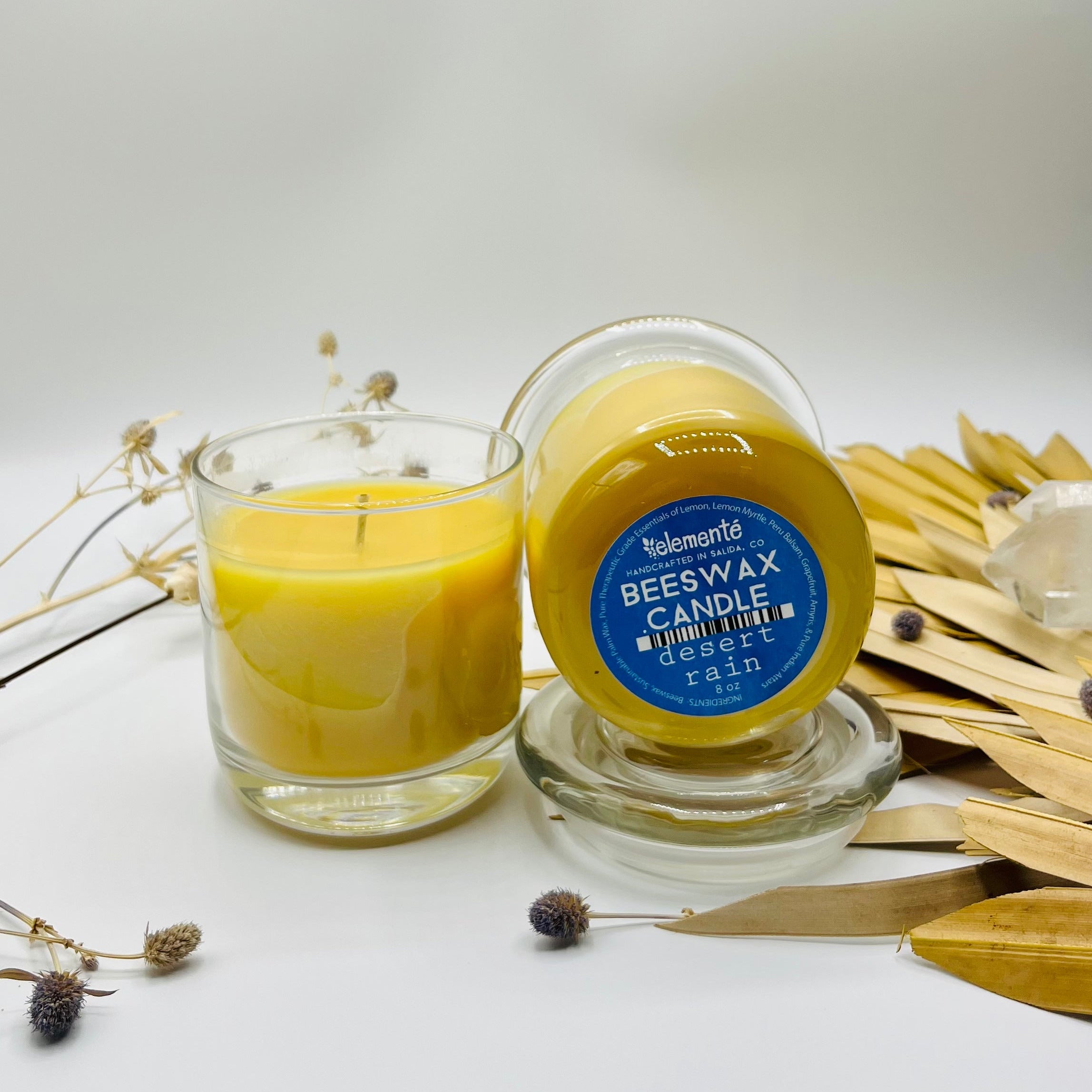 Pure Organic Beeswax Candle | 16 oz